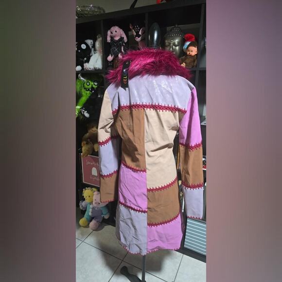 Delia's The Peace Within Patchwork Coat - Picture 2 of 2